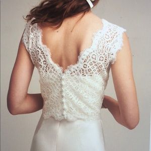 Tadashi Shoji Spencer Wedding Topper XS